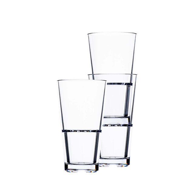 Wrought Studio Charma Polycarbonate Plastic Highball Glass Wayfair